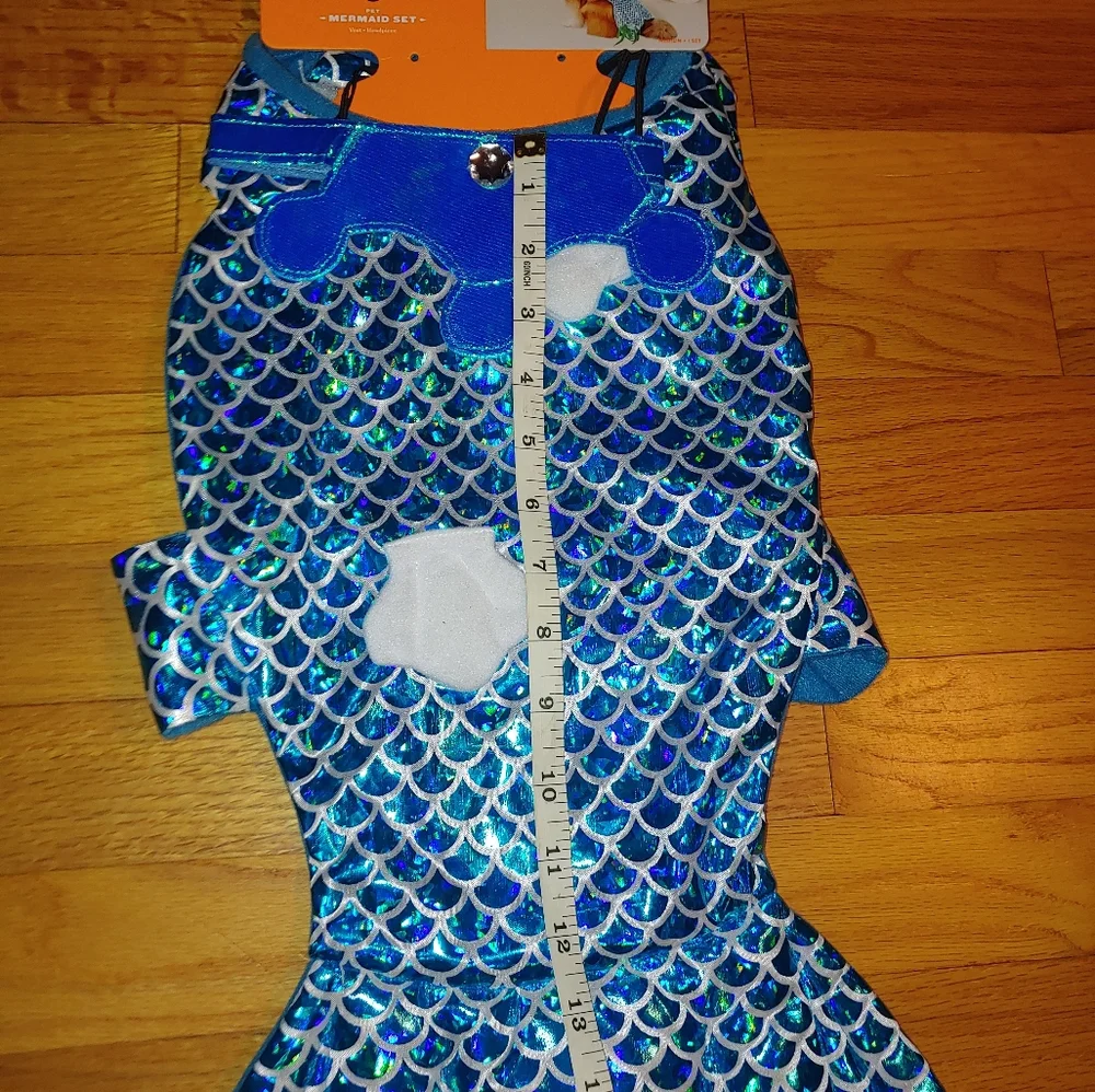 Dog MEDIUM Mermaid Halloween Dog Costume Hyde and Eek MEDIUM Up to 50 lbs